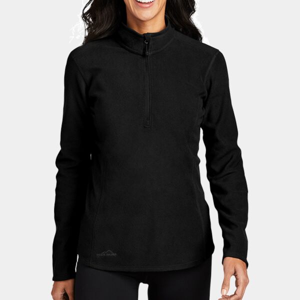 Ladies 1/2 Zip Microfleece Jacket Thumbnail