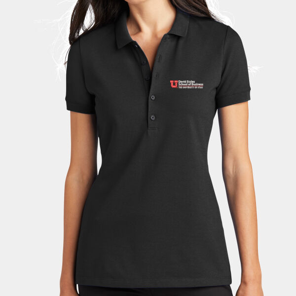 Eccles - Women's Stretch Heavyweight Pique Polo Thumbnail