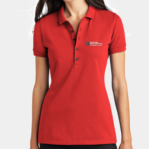 Eccles - Women's Stretch Heavyweight Pique Polo Thumbnail