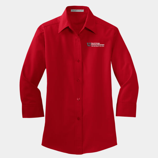 Eccles - Ladies 3/4 Sleeve Easy Care Shirt Thumbnail